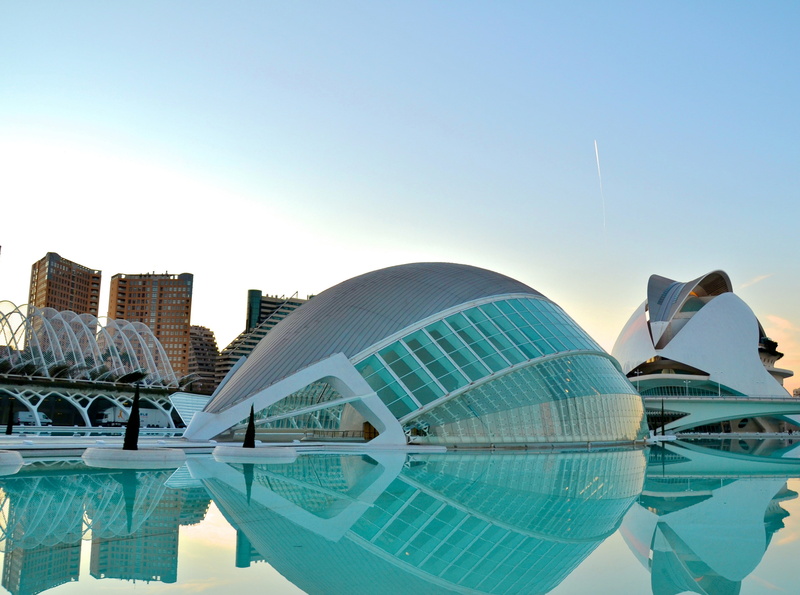 travel destinations, Valencia, City, building, Spain, concrete, building exterior, Architecture, outdoors, no people, Complex, art, Travel, skyscraper
