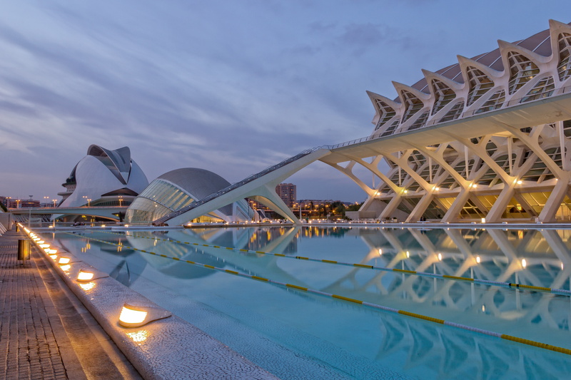 transportation, sky, building exterior, bridge - Man Made Structure, modernity, travel destinations, famous Place, built structure, calatrava, city of sciences