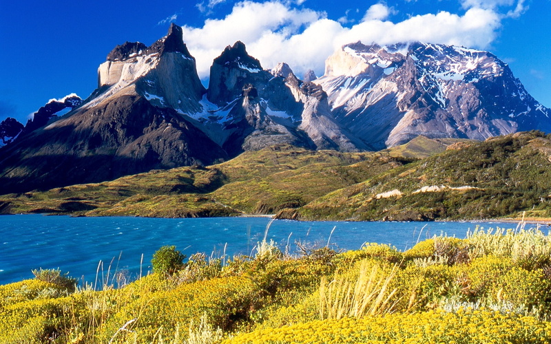 andes, sunlight, mountains, 1080P, chile, the