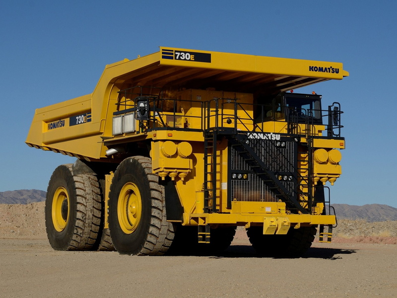 Dump Truck, Vehicles, 1080P, Truck, Komatsu 730E