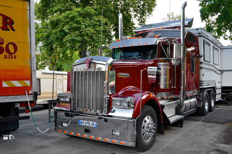4K, w900, tractor, semi, kenworth
