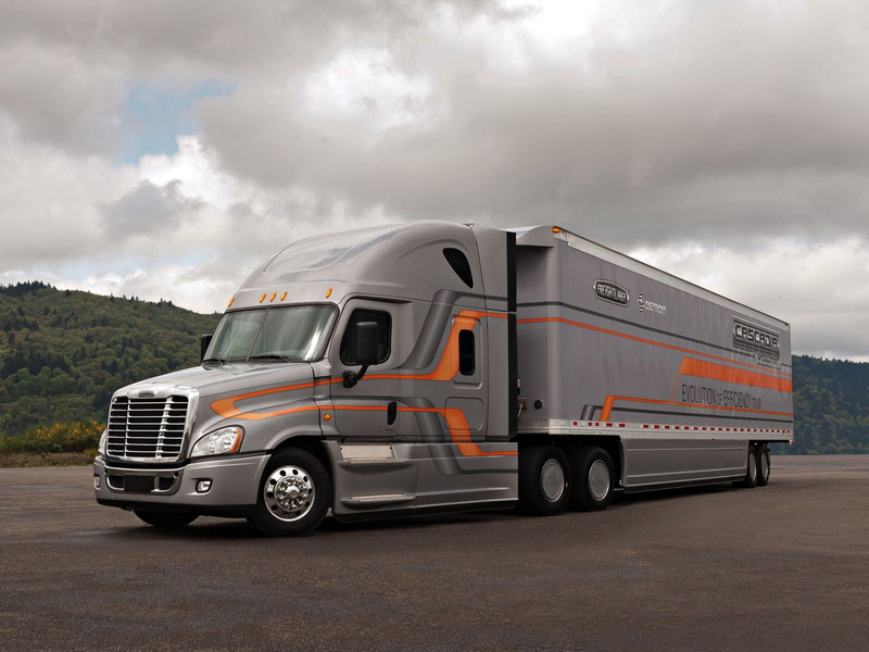 semi, tractor, cascadia, freightliner, evolution, 2012, 720P
