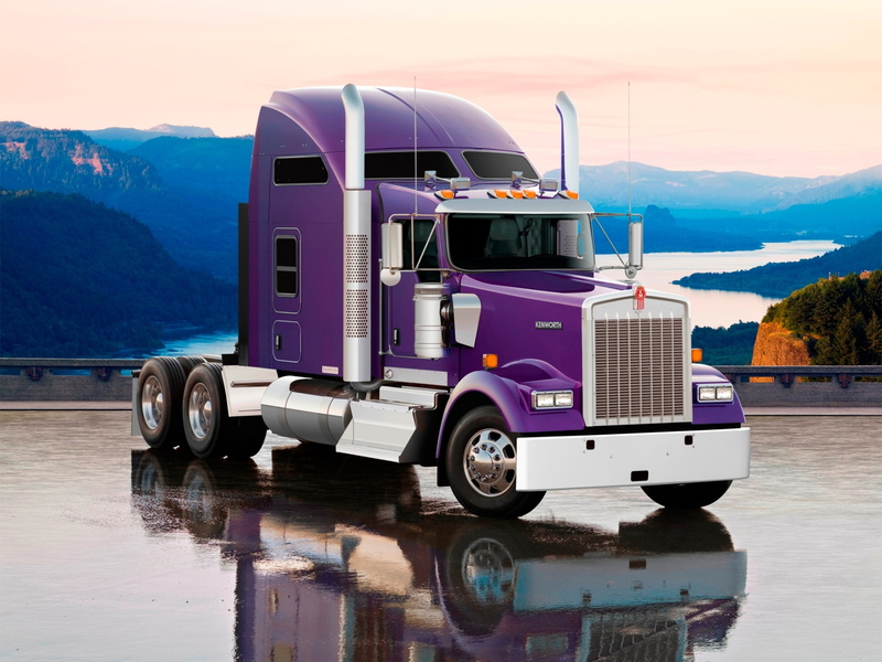 vehicle Trailer, landscape, multiple Lane Highway, reflection, nature, Trak, shipping, business, road, 1080P, freight Transportation, the front, cargo Container