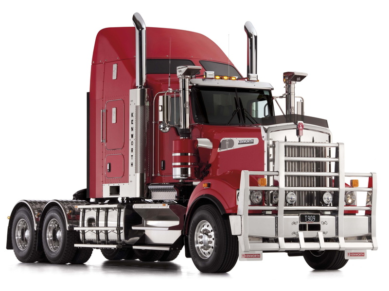 2009, semi, 4K, kenworth, tractor, t909