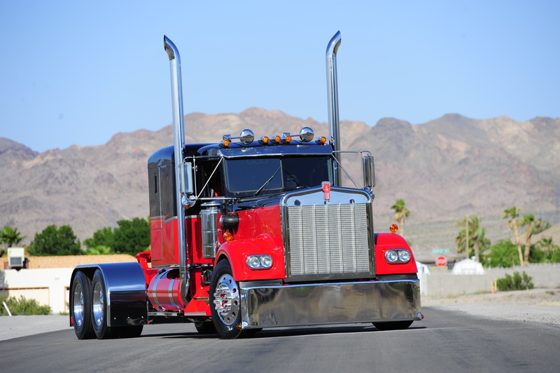 stance, 4K, semi, red, roads, kenworth