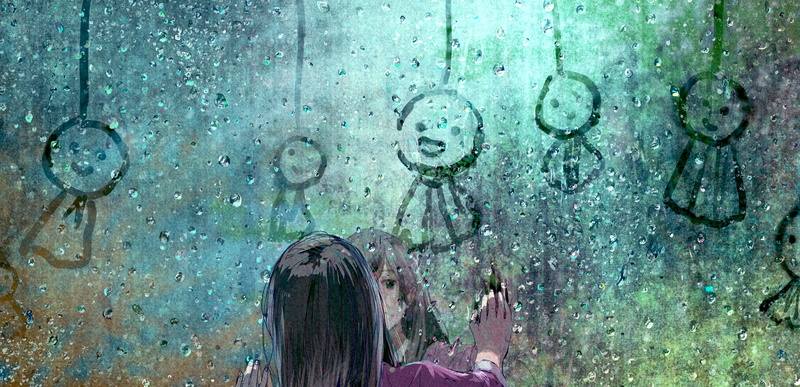rusty, decline, day, black hair, built structure, anime girls, architecture, one person, creativity, glass - material, art and craft, 5K, deterioration