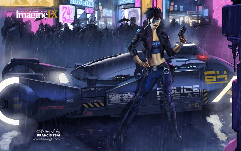 men, architecture, illuminated, Blade Runner, people, night, city, travel, transportation, law, mode of transportation, communication, real people, woman