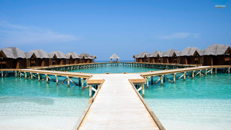 swimming pool, pool, hotel, day, sky, outdoors, pier, clear sky, luxury, beauty in nature, water, travel destinations, tourist resort, architecture, copy space