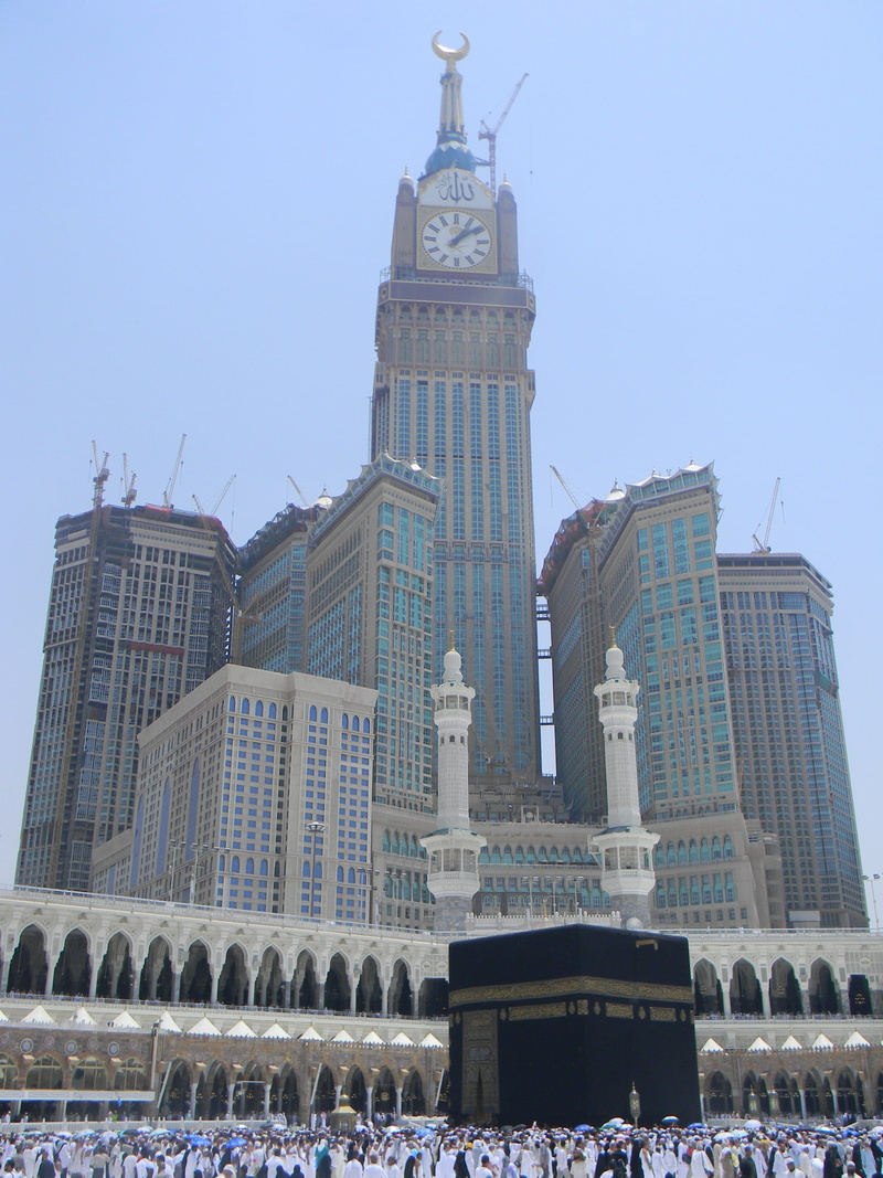 vacation, nature, clear sky, building exterior, saudi arabia, development, city, incidental people, commercial, skyscraper, building, low angle view, highrise
