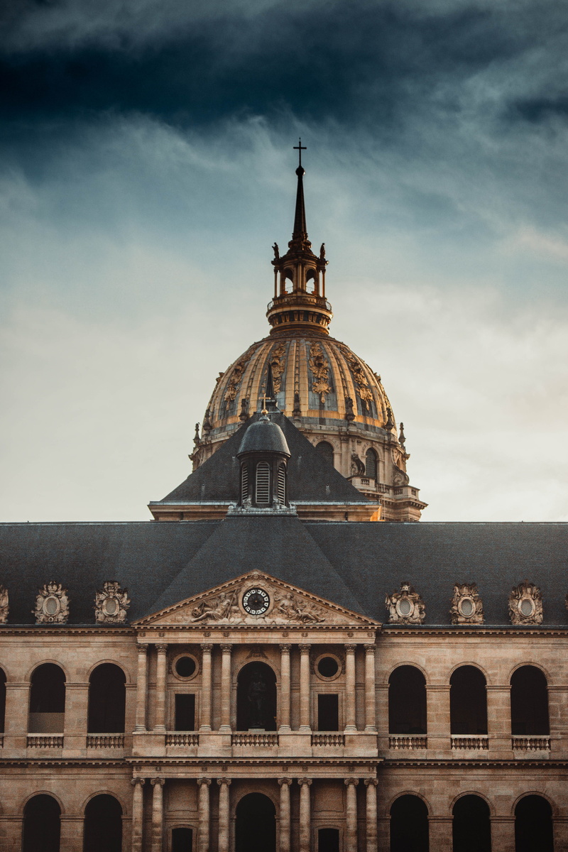 belief, tel, des, dome, the past, place of worship, architecture, building, invalides, low angle view, sky, travel destinations, 4K, religion, built structure
