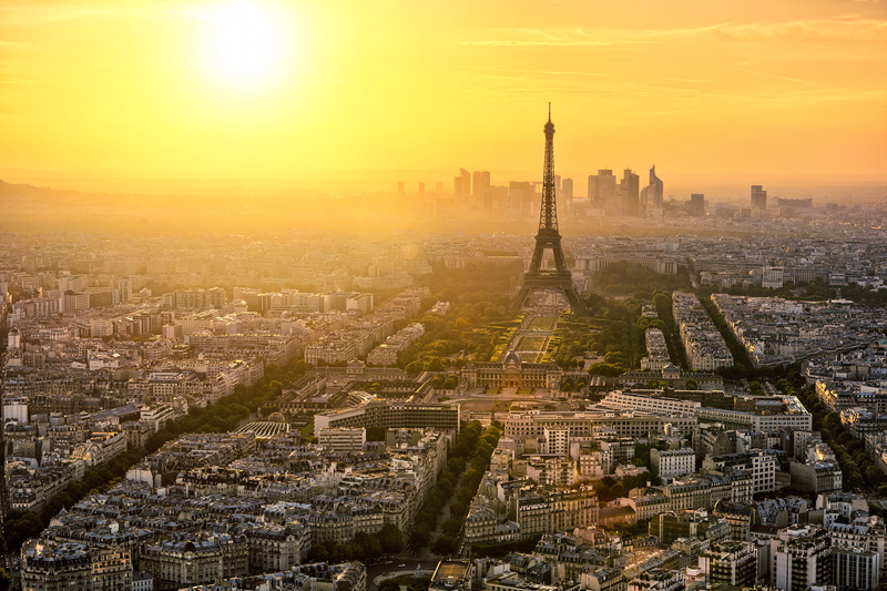 europe, scenics, street, crowded, sky, home, aerial View, international Landmark, sunset, building, residential district, building Exterior, dawn, eiffel