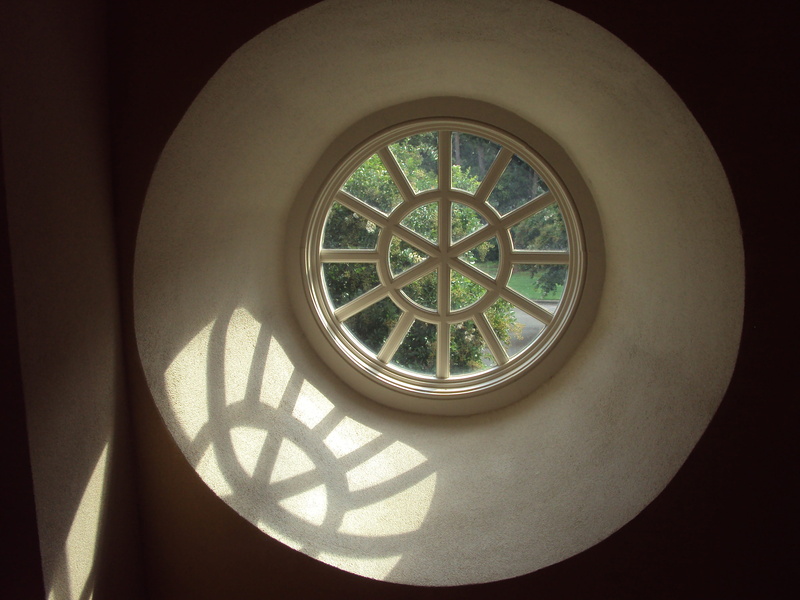 architecture, low angle view, ornate, geometric shape, window-light, built structure, shape, cupola, nature, ceiling, glass - material, window, shadow