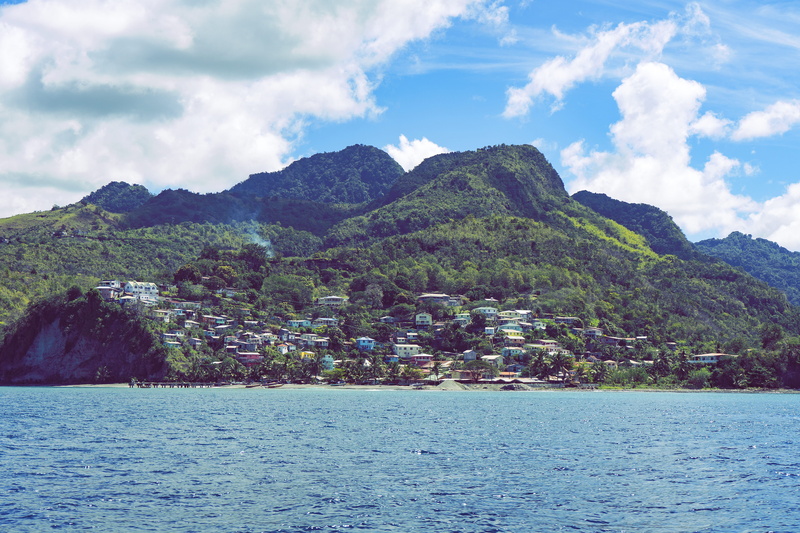 trees, hils, hills, mountain range, tranquil scene, plant, built structure, st. lucia, saint lucia, nature, view into land, houses, day, architecture, waterfront