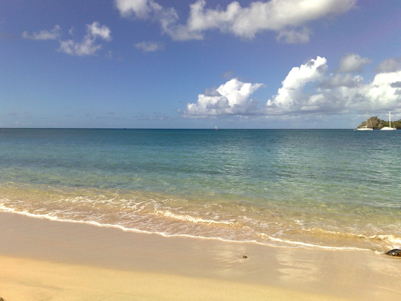 tranquility, land, st lucia, tranquil scene, rodney, day, no people, 2K, caribbean, sunlight, scenics - nature, island, idyllic, sky, horizon over water