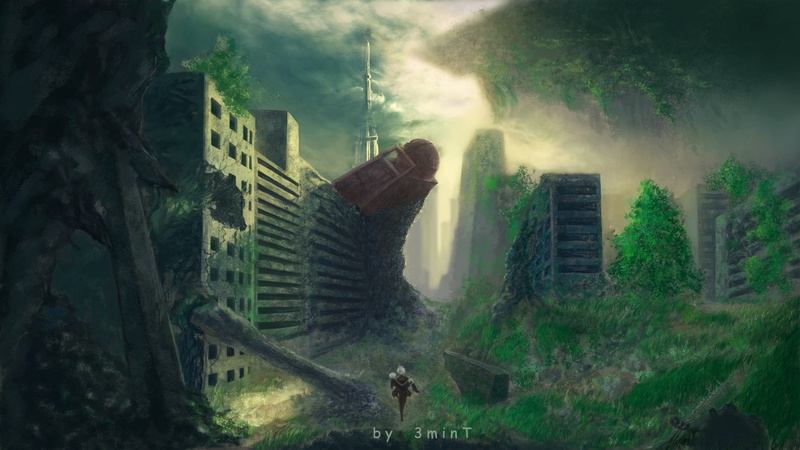 Anime, Original, Post Apocalyptic, 1080P