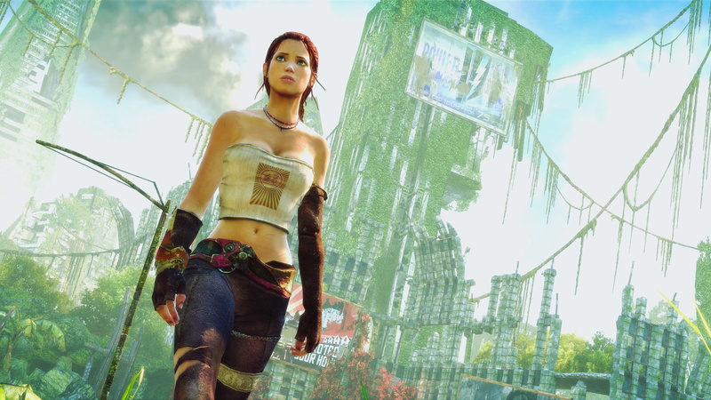 Girl, 5K, Post Apocalyptic, Video Game, Enslaved: Odyssey To The West