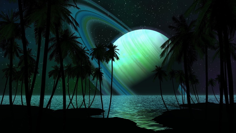 tranquil scene, non-urban scene, nature, tree, no people, growth, beauty in nature, Sci Fi, sky, plant, coconut palm tree, scenics - nature, land, idyllic