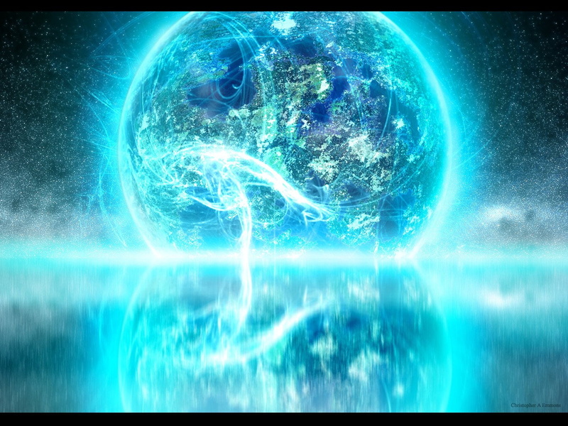 composite image, Sci Fi, auto post production filter, Artistic, nature, futuristic, bubble, motion, sea, planet earth, power in nature, Planet Rise, 720P
