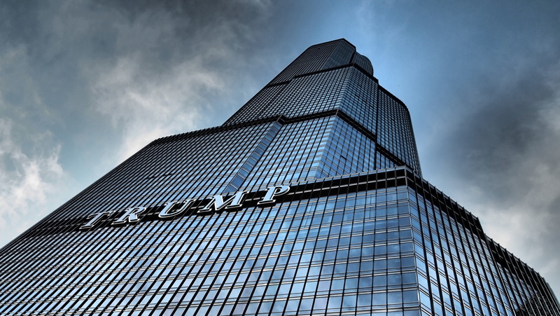 Big City, building, cloud - Sky, steel, skyscrapers, tower, futuristic, low angle view, America, alloy, office Building, city, Chicago, metropolis, usa