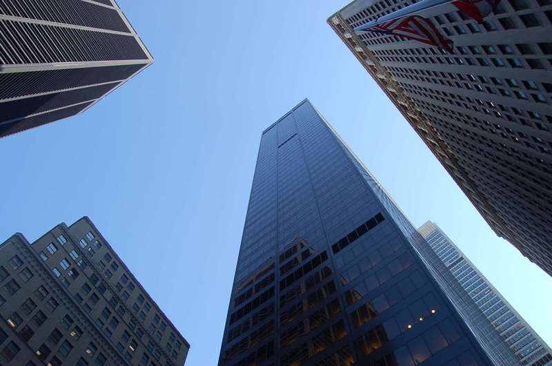 city, offices, tower, low angle shot, architecture, city life, futuristic, metropolis, contemporary, no people, modern, reflection, downtown, cityscape