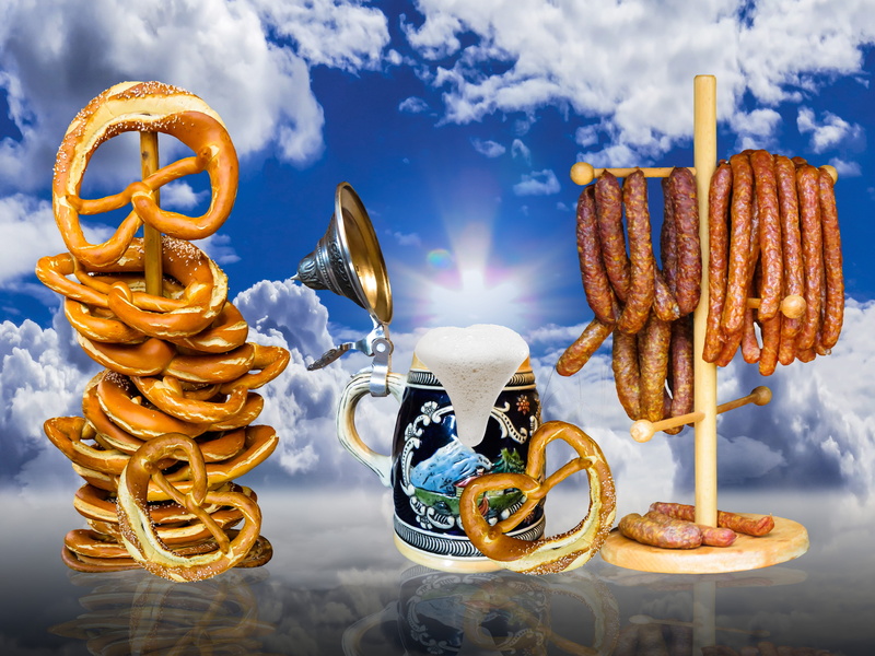 freshness, sky, breze, stein, temptation, large group of objects, food, delicious, vespers, focus on foreground, drink, celebration, ceramic, no people