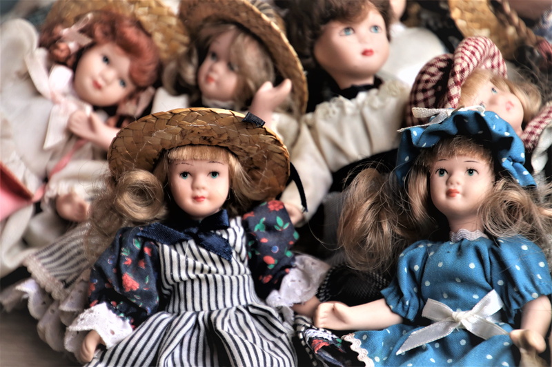 medium group of people, hairstyles, model, togetherness, hairstyle, toy, accessories, women, portrait, accessory, headshot, embroider, child, head, hair