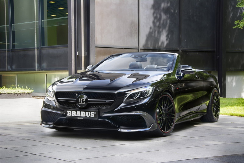 biturbo, brabus, cars, 720P, black, mercedes, s850, cabriolet, 2016, modified