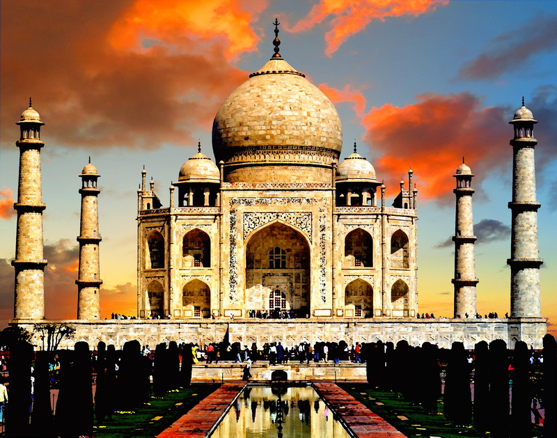 vacation, building exterior, golden, history, love, tomb, asia, outdoors, dome, city, wonder, temple, mughal, sunset, tourism, emperor, minaret, symbol