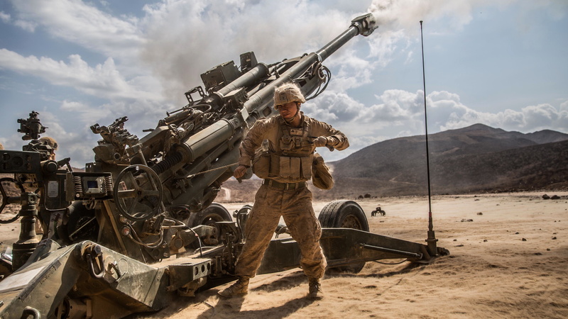 5K, m777 howitzer