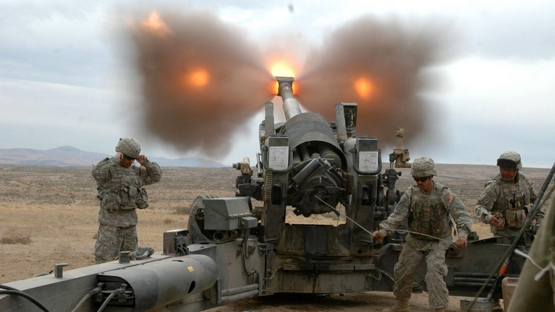 Howitzer, M198 Howitzer, Artillery, 1080P