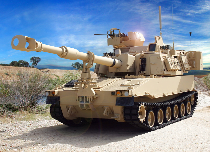 aggression, mode of transportation, military, andquot;Paladinandquot;, self-propelled, government, transportation, nature, outdoors, howitzer, cannon