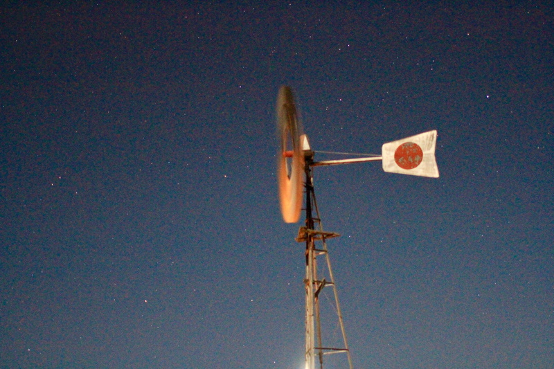 turbine, stars, long exposure, low angle view, machine, power supply, electricity, electrical device, connection, parabolic, fuel and power generation