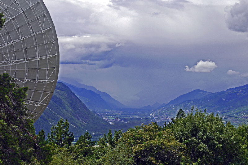 4K, satellite dish, travel destinations, sky, day, architecture, beauty in nature, nature, space, switzerland, regenwand, outdoors, land, scenics - nature