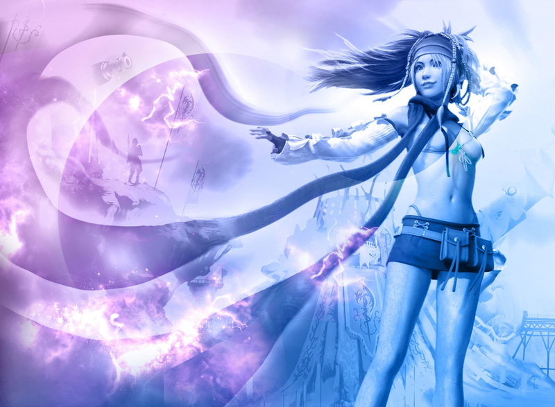 looking, Final Fantasy, women, indoors, females, young women, futuristic, nature, technology, cyborg, Final Fantasy X-2, studio shot, one person, robot