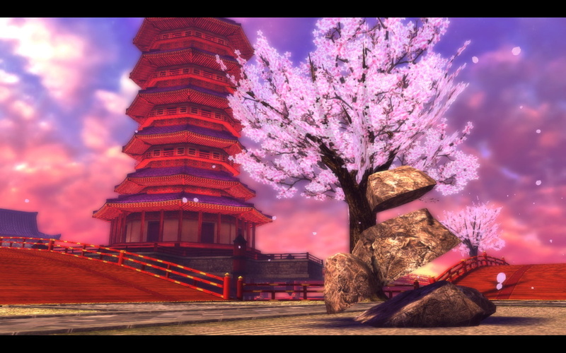 auto post production filter, plant, Fate/Stay Night: Unlimited Blade Works, outdoors, architecture, cherry blossom, built structure, religion, Fate/Extra