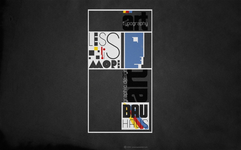 1080P, artwork, bauhaus, design, tribute, typography