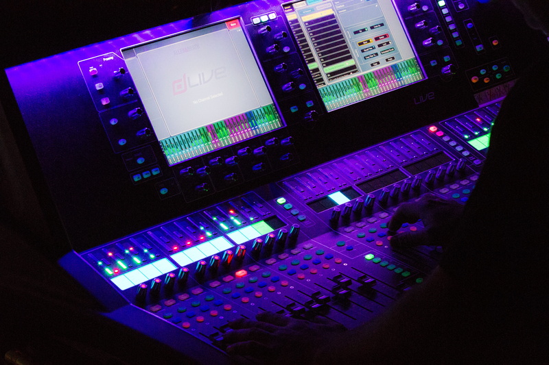sound recording equipment, no people, sound, control panel, sound mixer, music, studio, church, sound board, night, illuminated, electronics industry, control