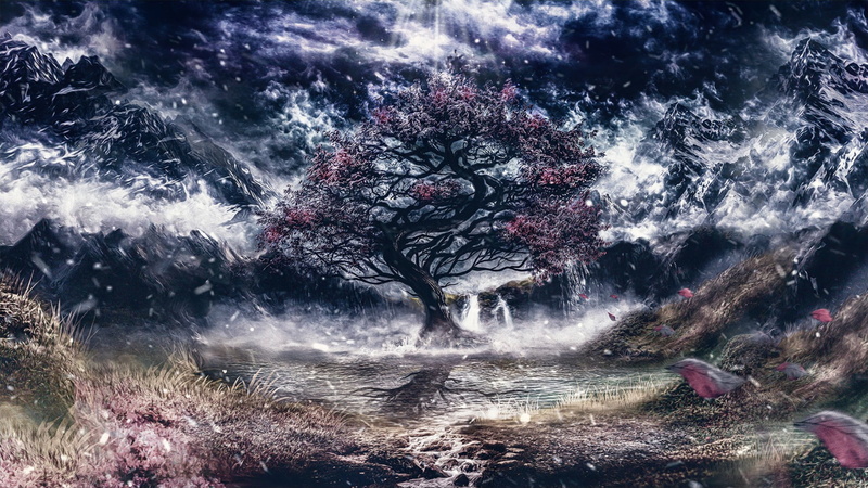 metal, metal band, band, Wintersun, Santeri Mutanen, music, symphonic metal, 1080P, nature, Japanese