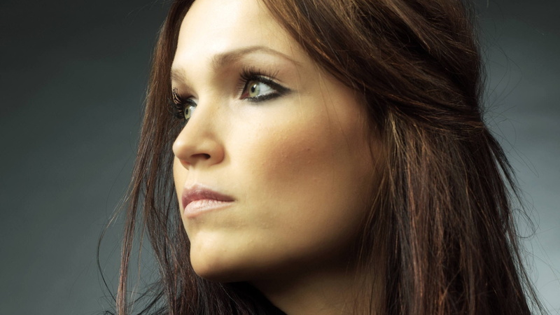 women, 1080P, Tarja Turunen, Finland, brunette, green eyes, singer, Nightwish