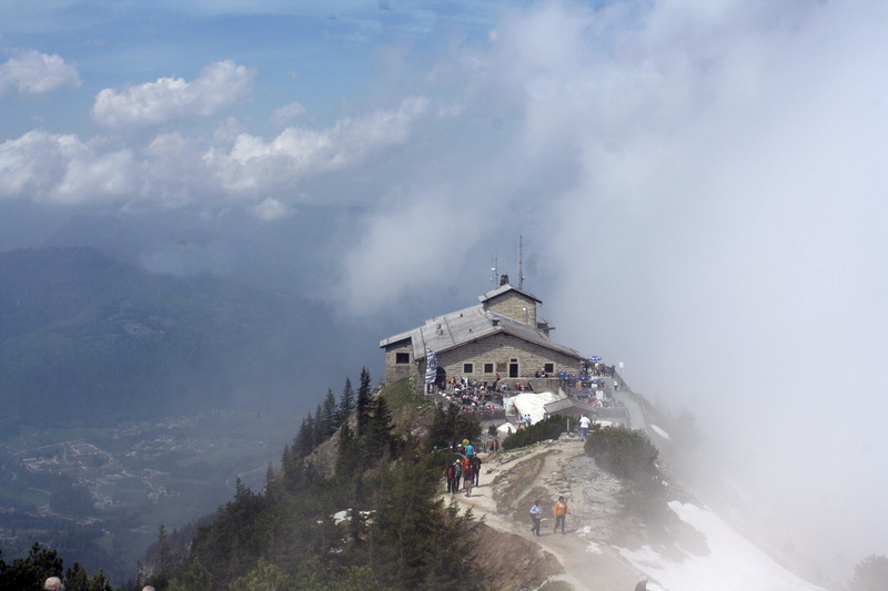 sky, nature, religion, third rich, trekking, historically, museum, transportation, nebelschleier, berchtesgaden, day, architecture, gästehaus, built structure