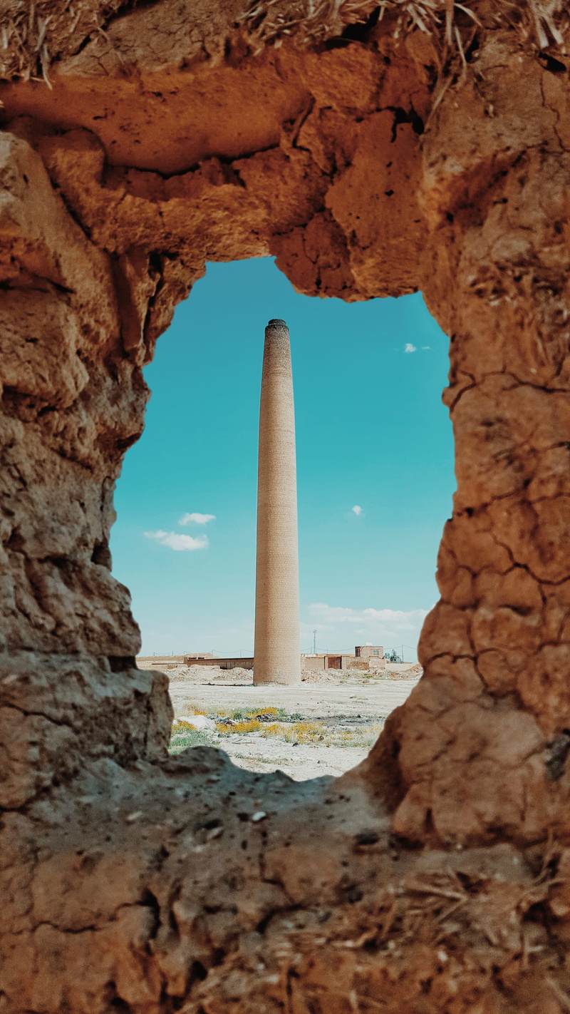 flagstone, architecture, no people, qom, factory, travel, climate, rock, brown, built structure, the past, ground, ancient civilization, pillar, building