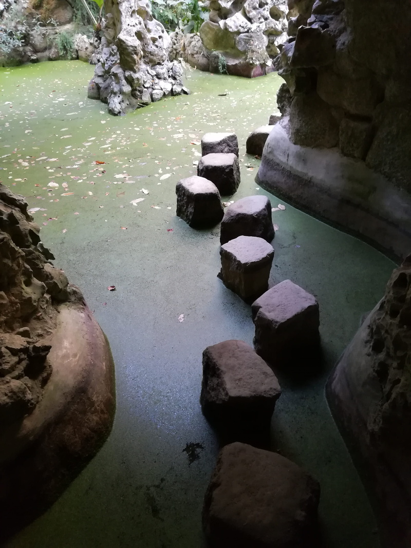 building, archaeology, day, 4K, portugal, ground, nature, no people, path, plant, reflection, rock, light, stepping stone, stone - object, river, rock - object