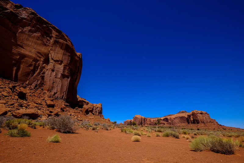 clear sky, tranquility, scenics - nature, geology, building, solid, ground, nature, mountain, cliff, hiking, rock - object, arid climate, eroded, rock formation