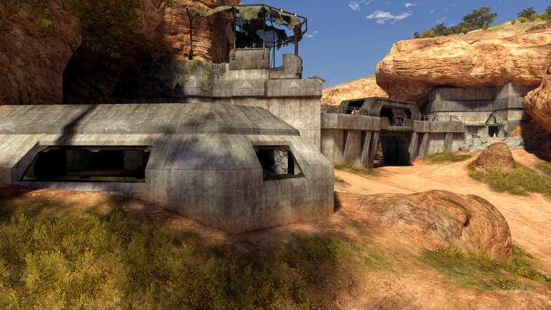 Africa, bunker, in-game, fortress, science fiction, screen shot, PC gaming, wall, 4K, Halo 3, High Ground (Multiplayer Map)