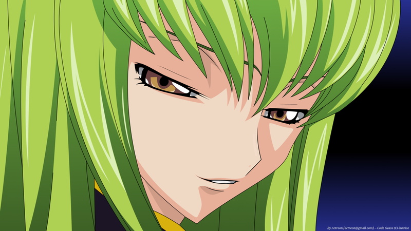 green color, outdoors, plant part, leaf, sunlight, C.C., art and craft, day, anime girls, nature, no people, communication, close-up, plant, Code Geass