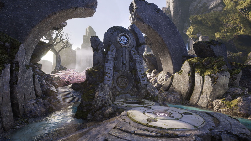 sci, statue, paragon, armor, shooter, Arena, 5120x2880 px, online, human representation, architecture, craft, no people, mecha, battle, rock, warrior, water