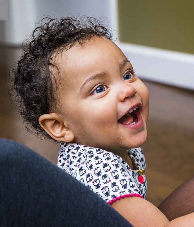 innocence, mouth open, people, females, looking away, cute, baby, 2K, family, laughter, indoors, curly hair, baby boy, human, joy, person, childhood, young