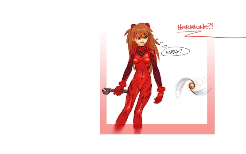 ixlrlxi, asuka, 1080P, hd, x, soryu, alternative art, hermione, art, Asuka Langley Soryu, alternative, granger, langley