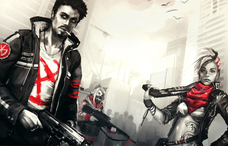 cyberpunk, all, punk, gun, weapon, bulletin, adventure, violence, action, 1080P, apb, points, mmo, online, shooter, warrior