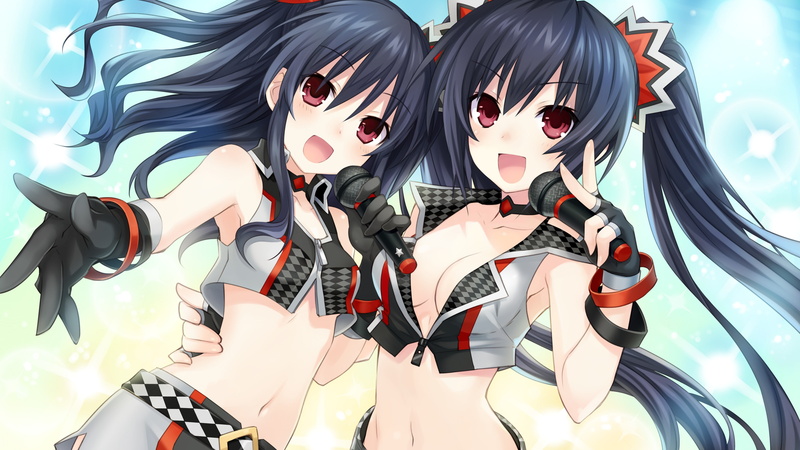 4K, Uni (Hyperdimension Neptunia), Noire (Hyperdimension Neptunia), Hyperdimension Neptunia, Anime Girls